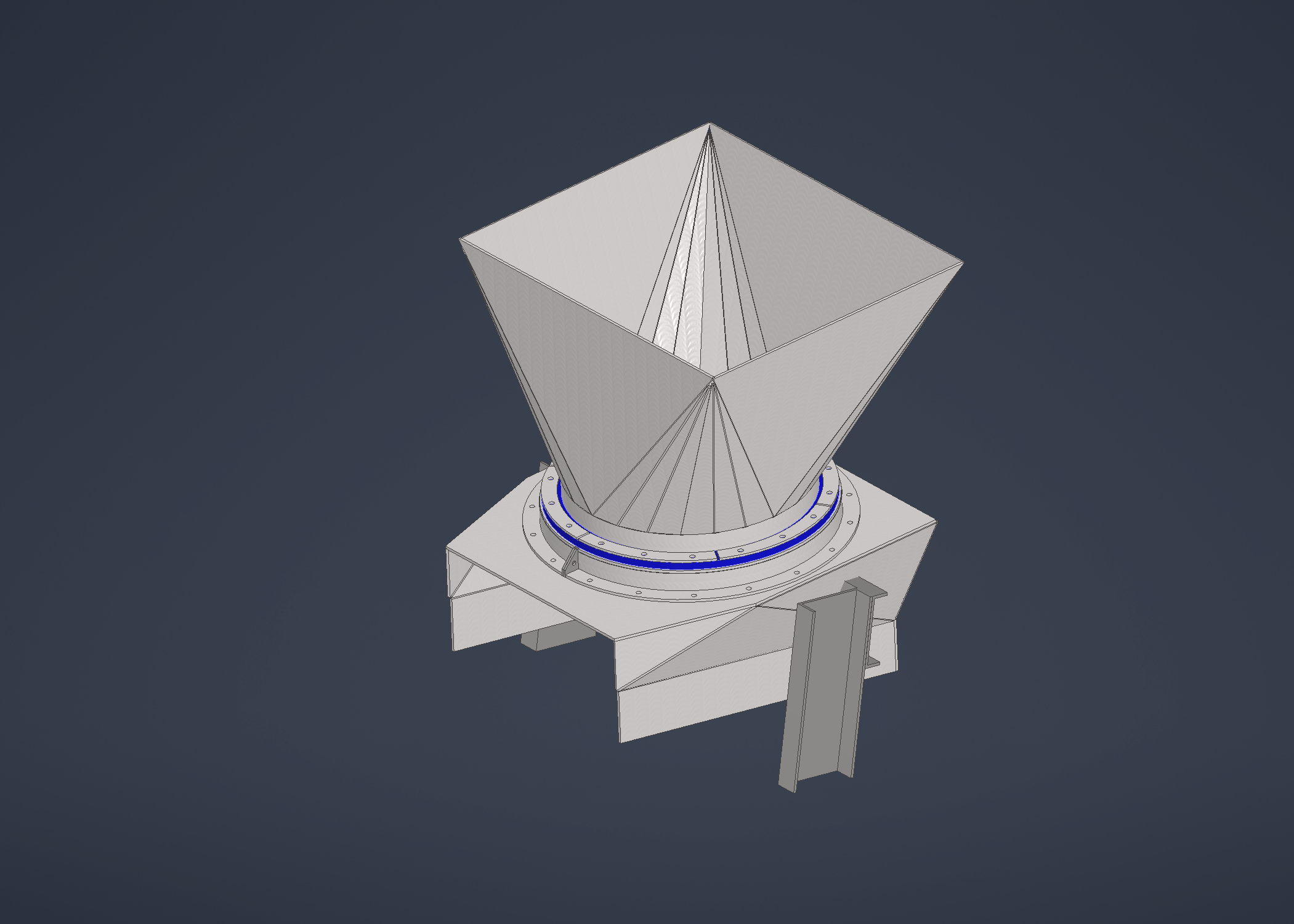 Rotating Conveyor Ore Catcher & Dust Suppression Hood