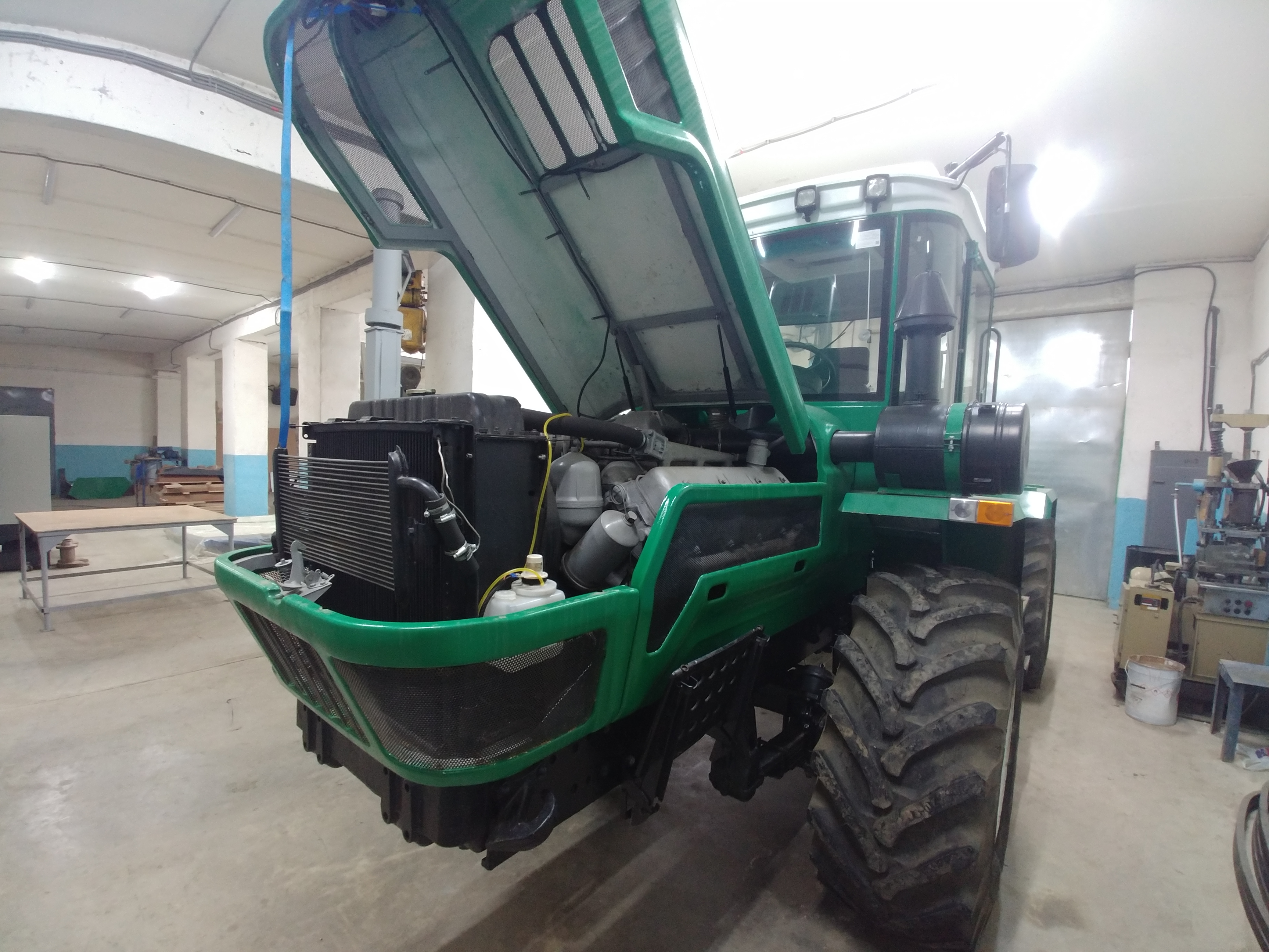 Tractor Cab Complete Redesign — T-150K Agricultural Machinery