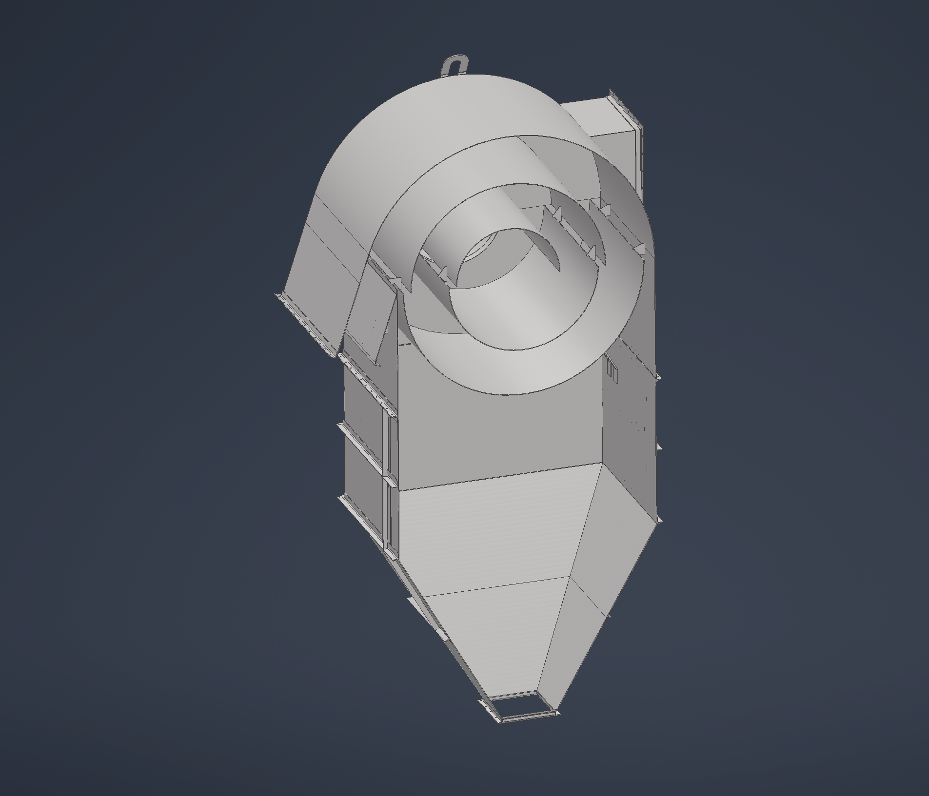 Multi-Channel Cyclone Dust Collector — Ferronickel Processing Plant
