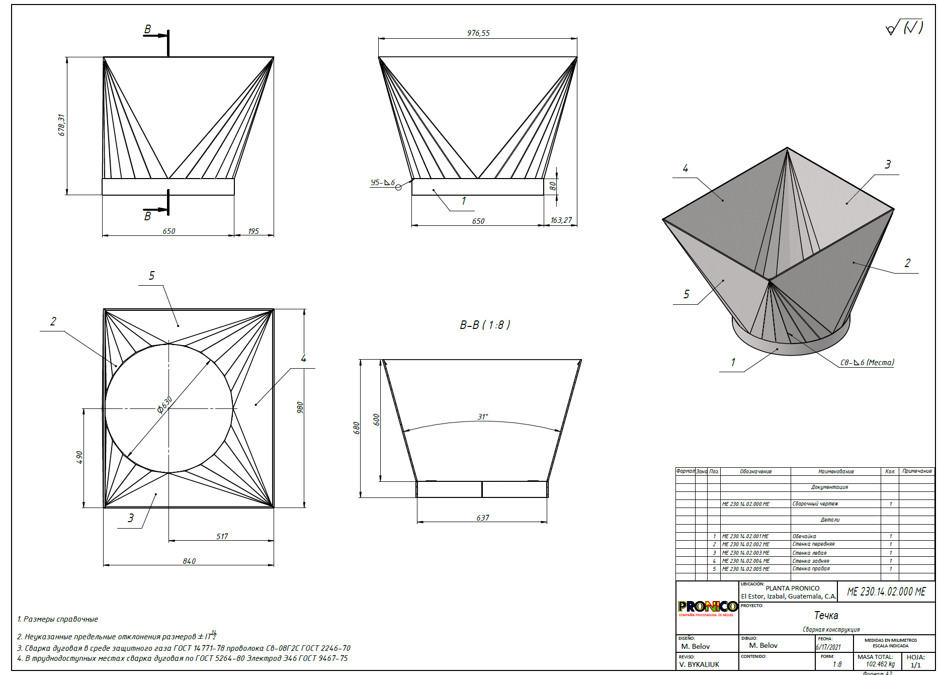 Rotating Conveyor Ore Catcher & Dust Suppression Hood