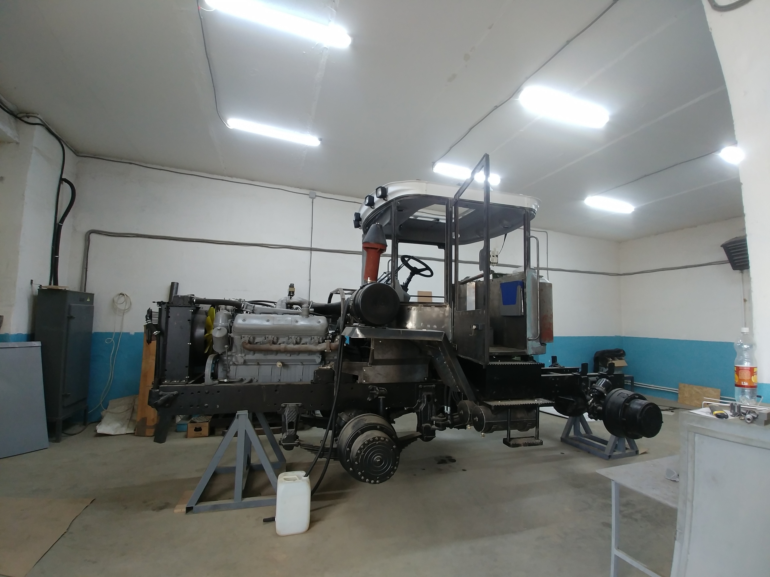 Tractor Cab Complete Redesign — T-150K Agricultural Machinery