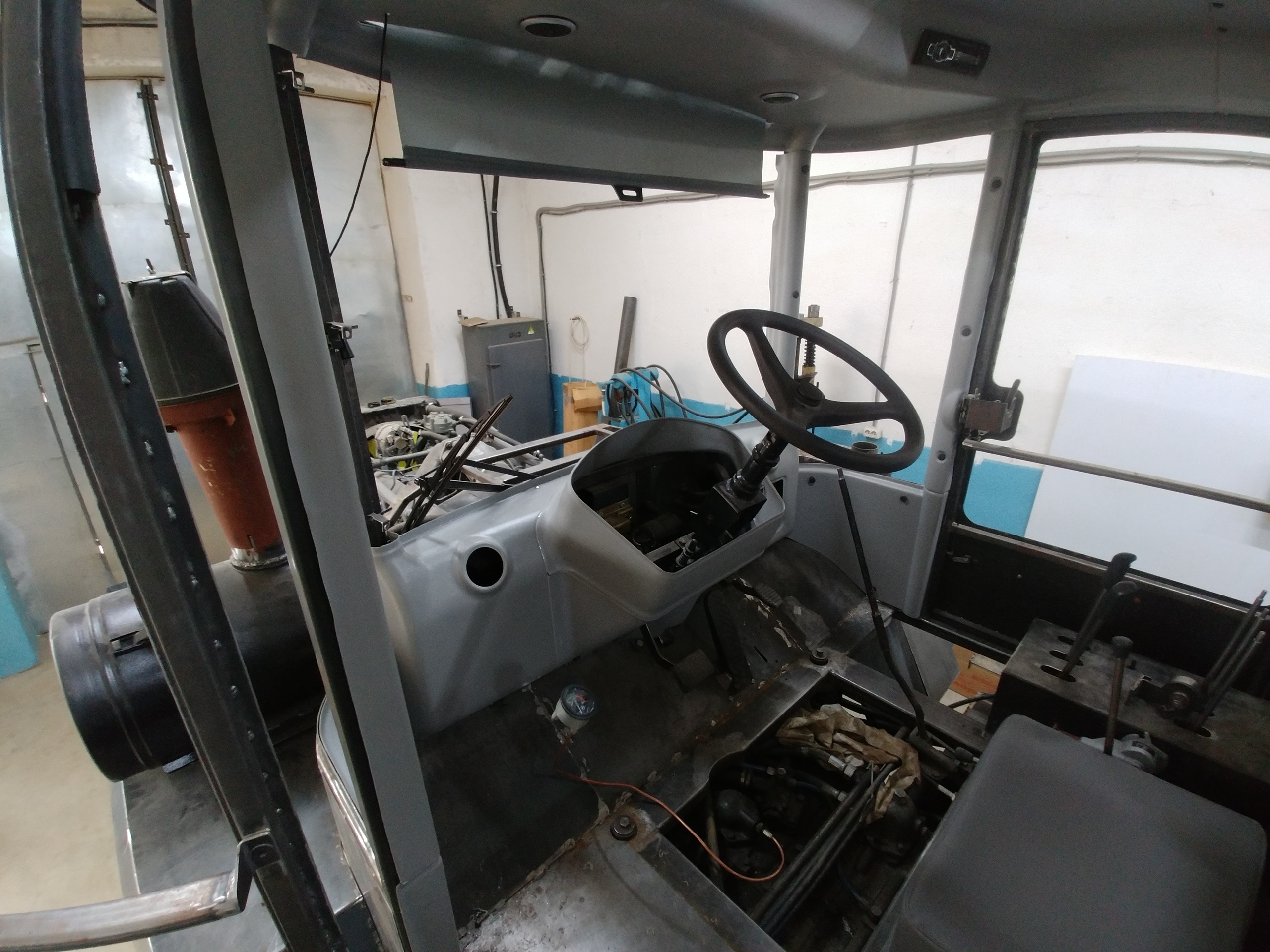 Tractor Cab Complete Redesign — T-150K Agricultural Machinery