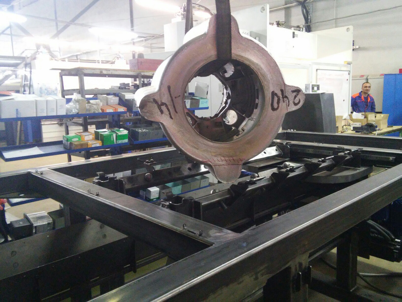 CNC Gate Casting Removal Machine — Defense Industry